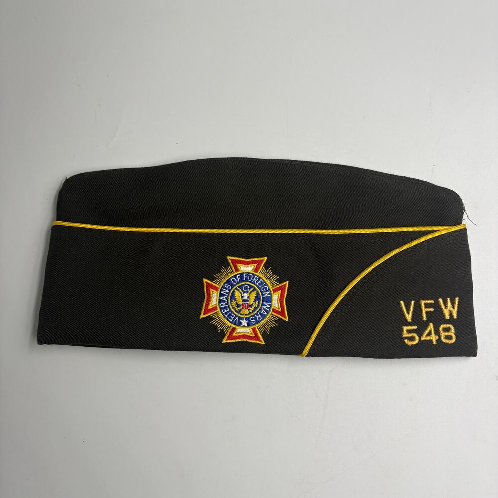 Vintage VFW Post 548 West Virginia Garrison Cap Hat Size 7 1/8 Keystone USA